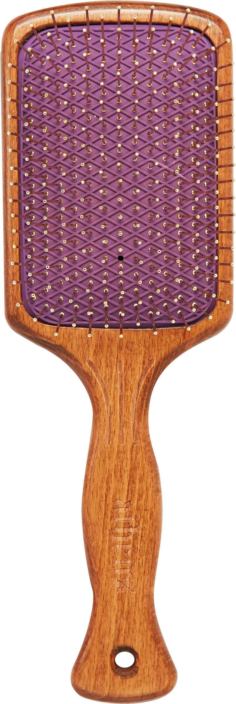 Athens Goddess Paddle Brush, Gold Pin