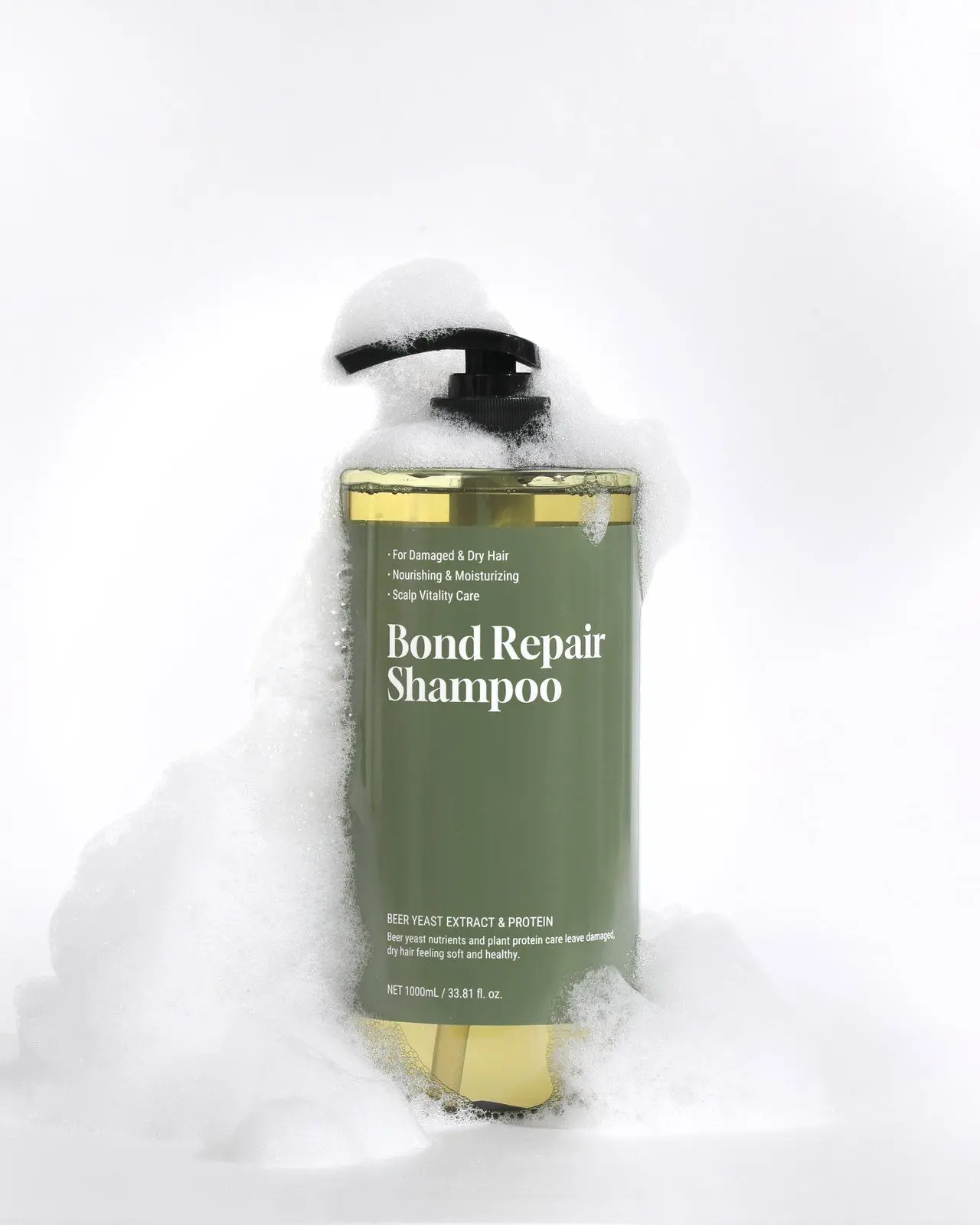 Bond Repair Shampoo, styled product photograph