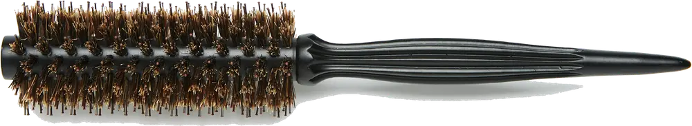 Professional Boar Bristle Round Brush, Black