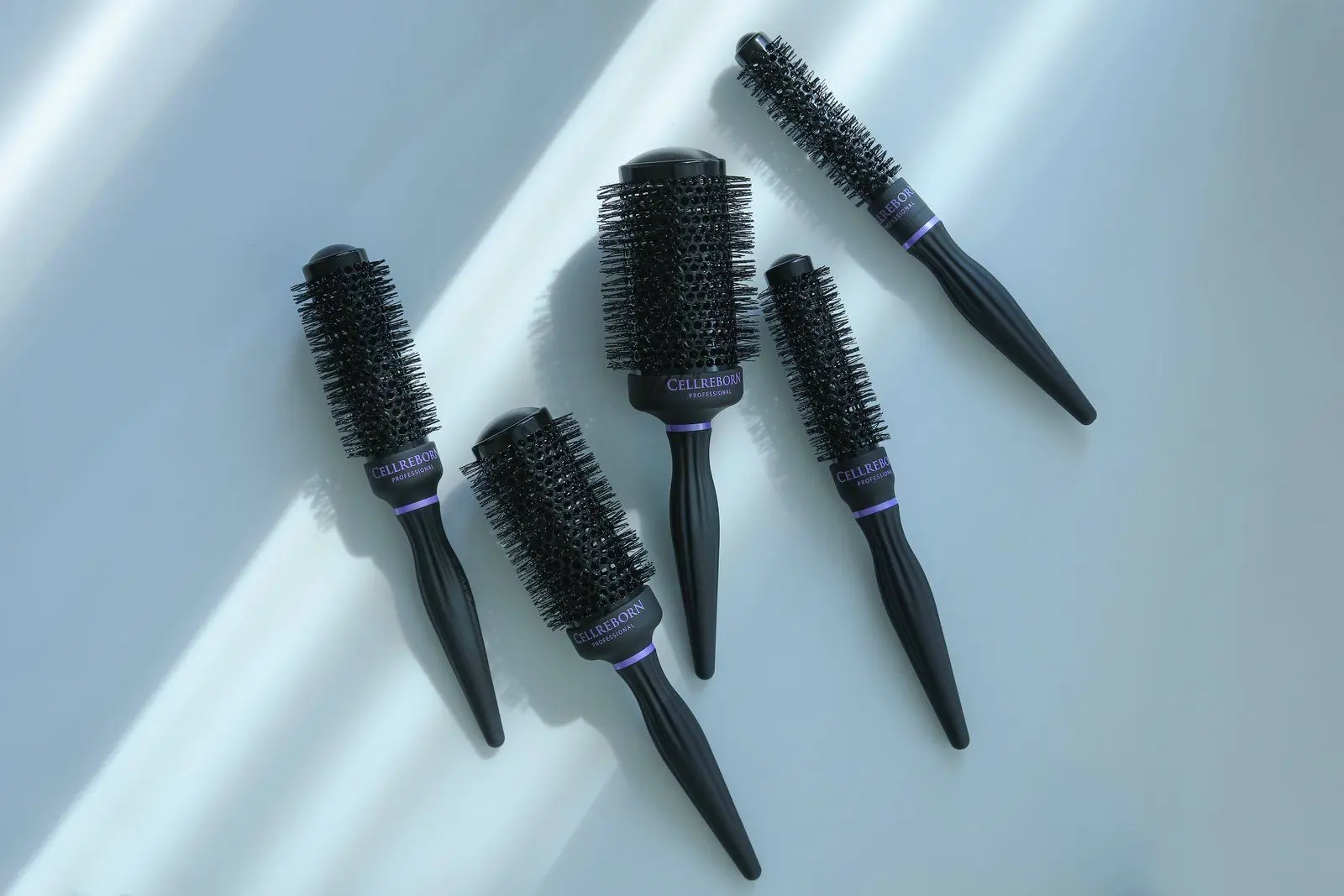 Hot Curling Ceramic Round Brush, styled product photograph