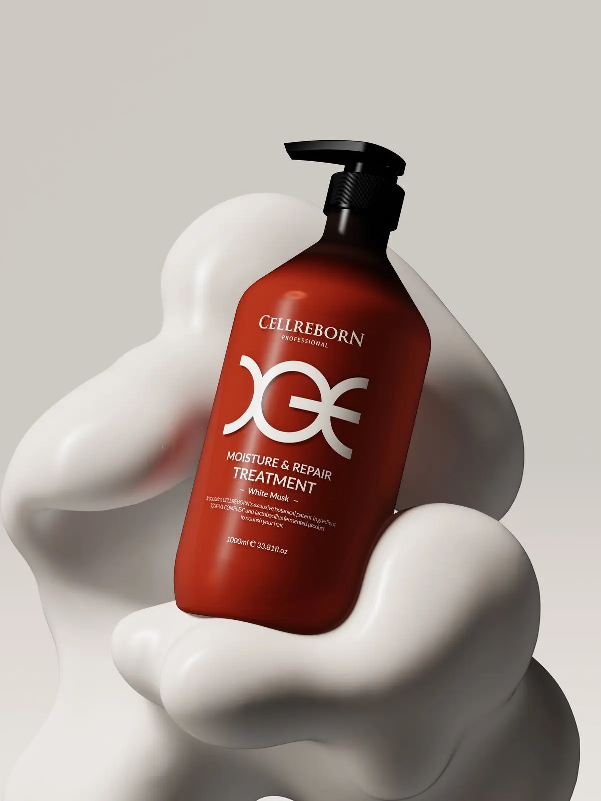 CGE Moisture & Repair Treatment, styled product photograph