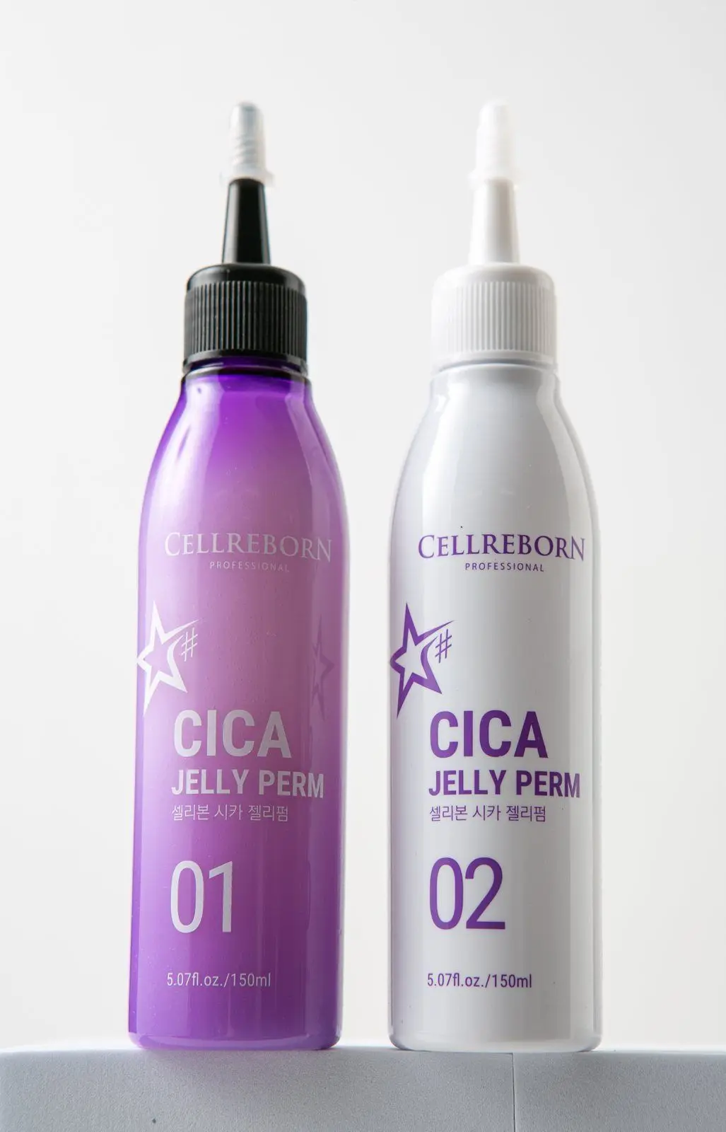 CICA Jelly Perm, styled product photograph