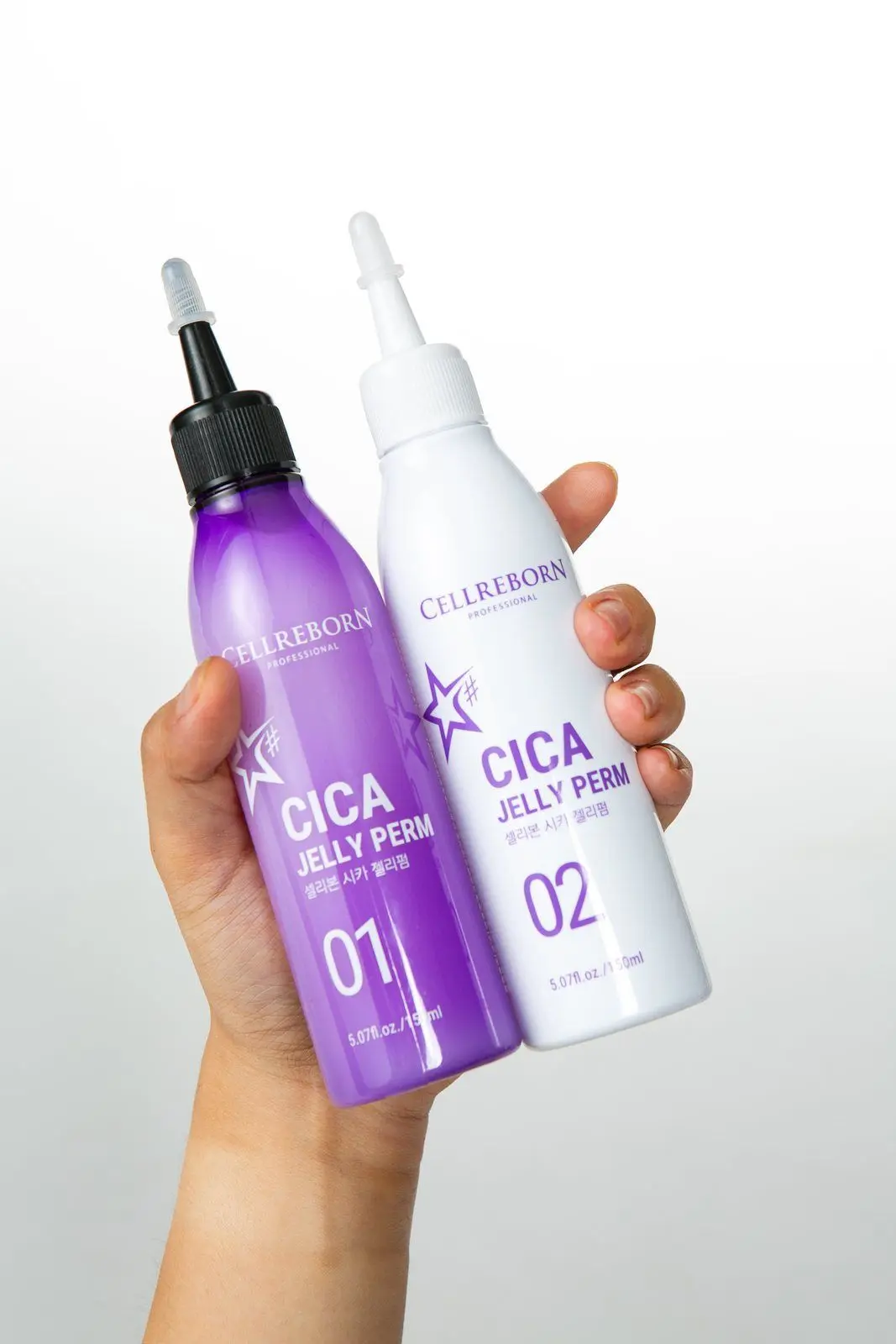 CICA Jelly Perm, styled product photograph