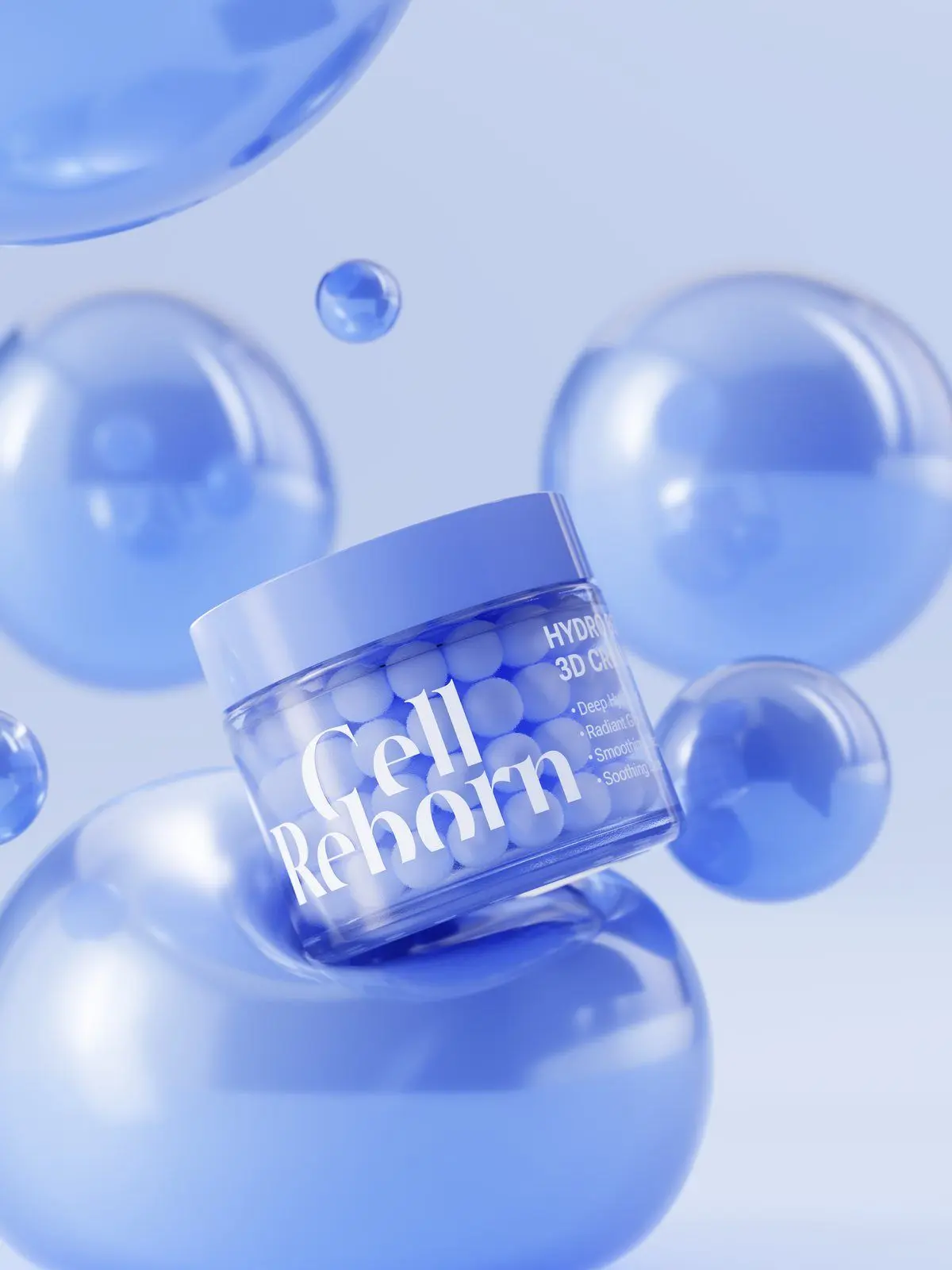 Hydro Boosting 3D Capsule Cream, styled product photograph