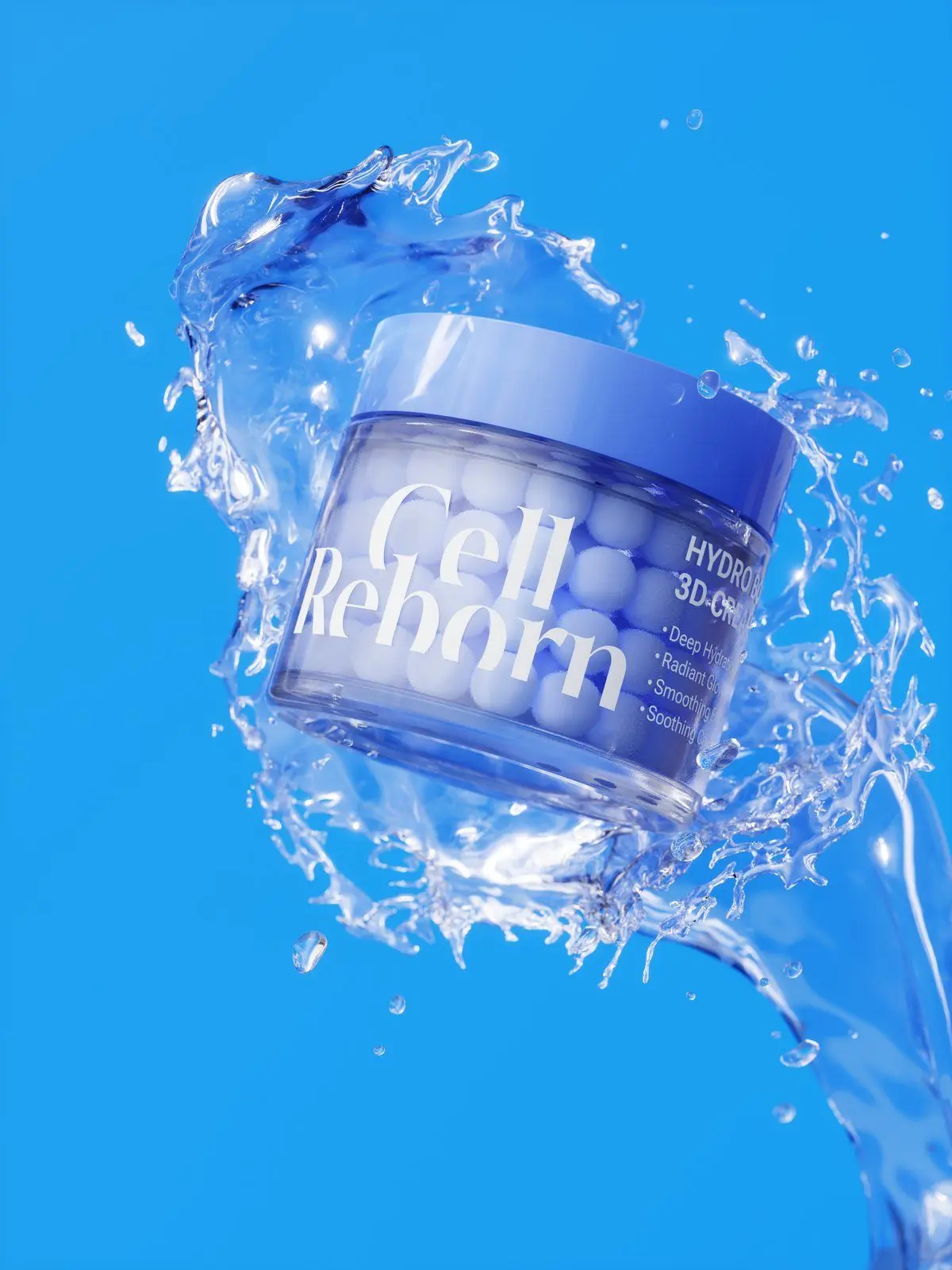 Hydro Boosting 3D Capsule Cream, styled product photograph