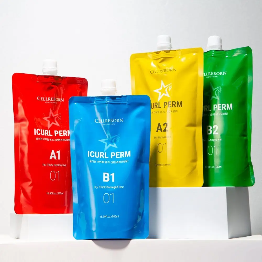 ICURL Perm Multi-Heat Perm Solution, styled product photograph