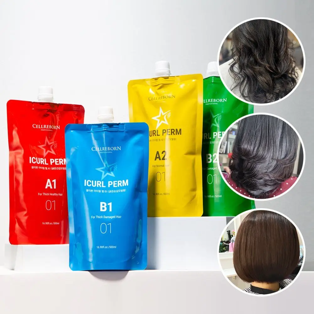 ICURL Perm Multi-Heat Perm Solution, styled product photograph