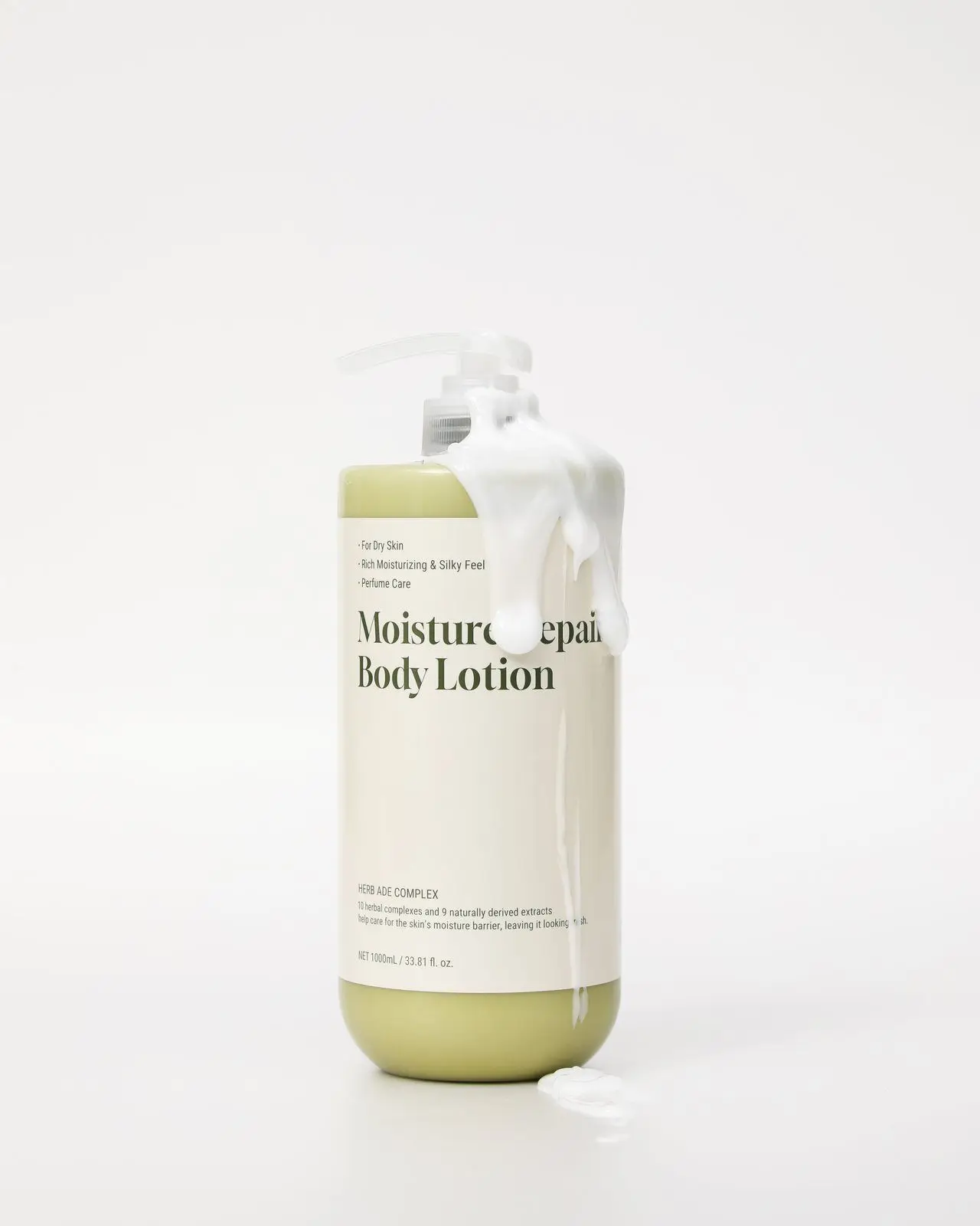 Moisture Repair Body Lotion, styled product photograph