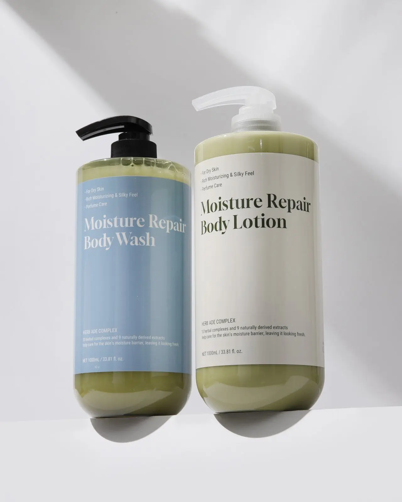 Moisture Repair Body Lotion, styled product photograph