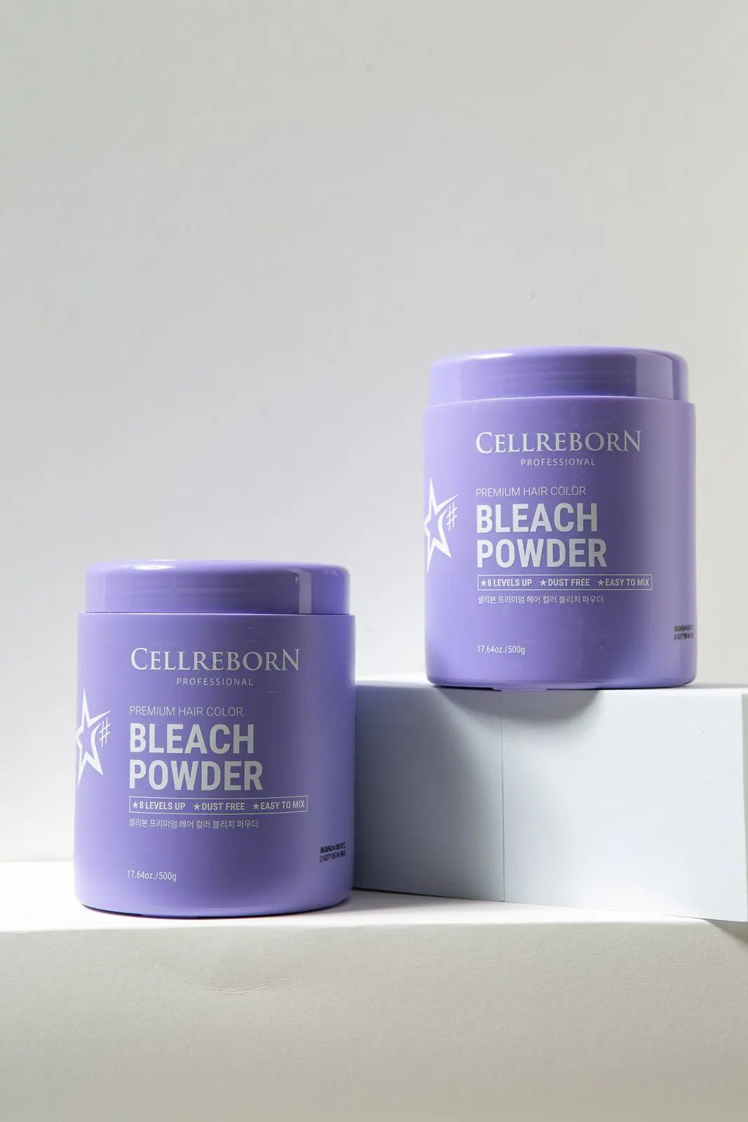 Premium Hair Color Bleach Powder, styled product photograph