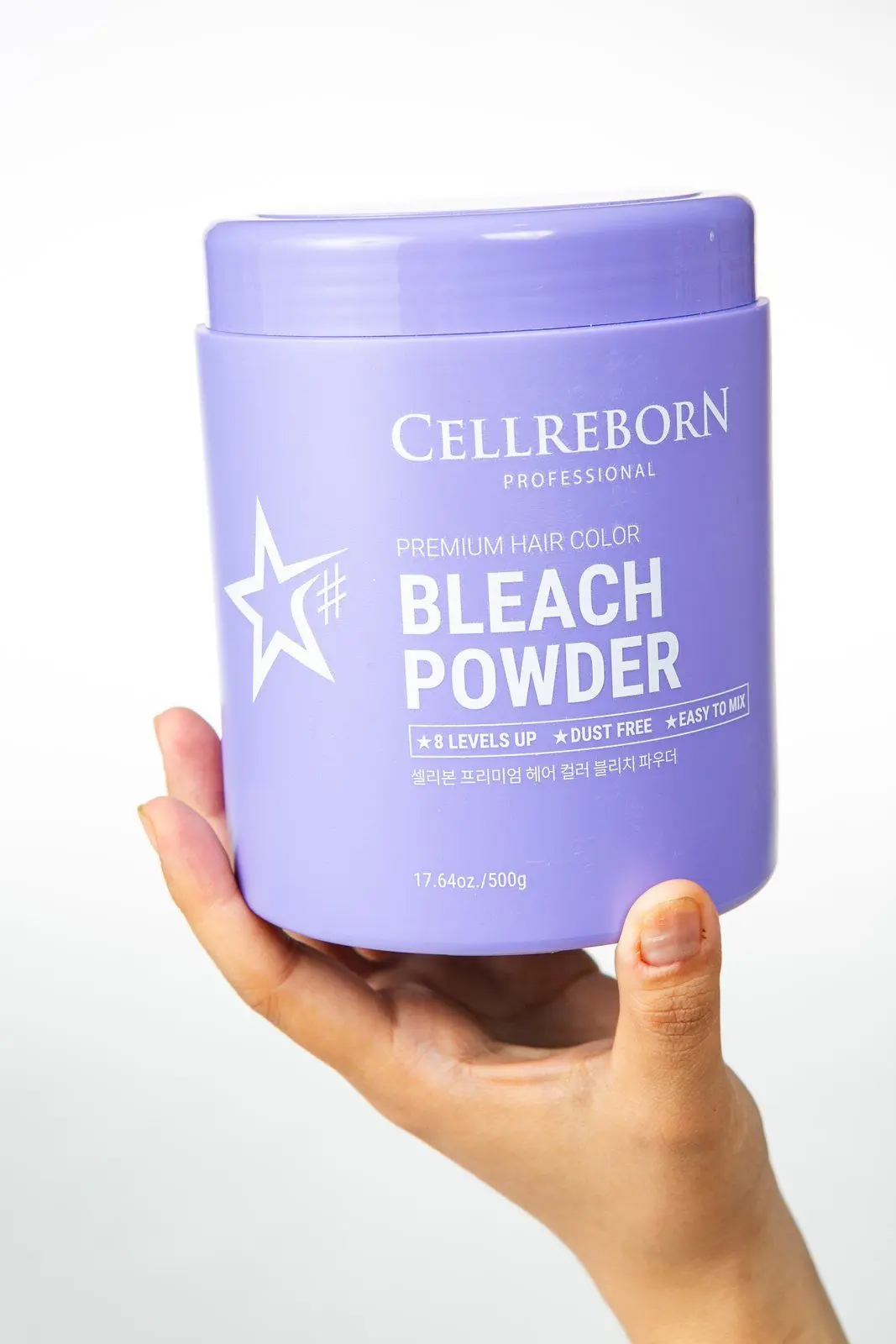 Premium Hair Color Bleach Powder, styled product photograph